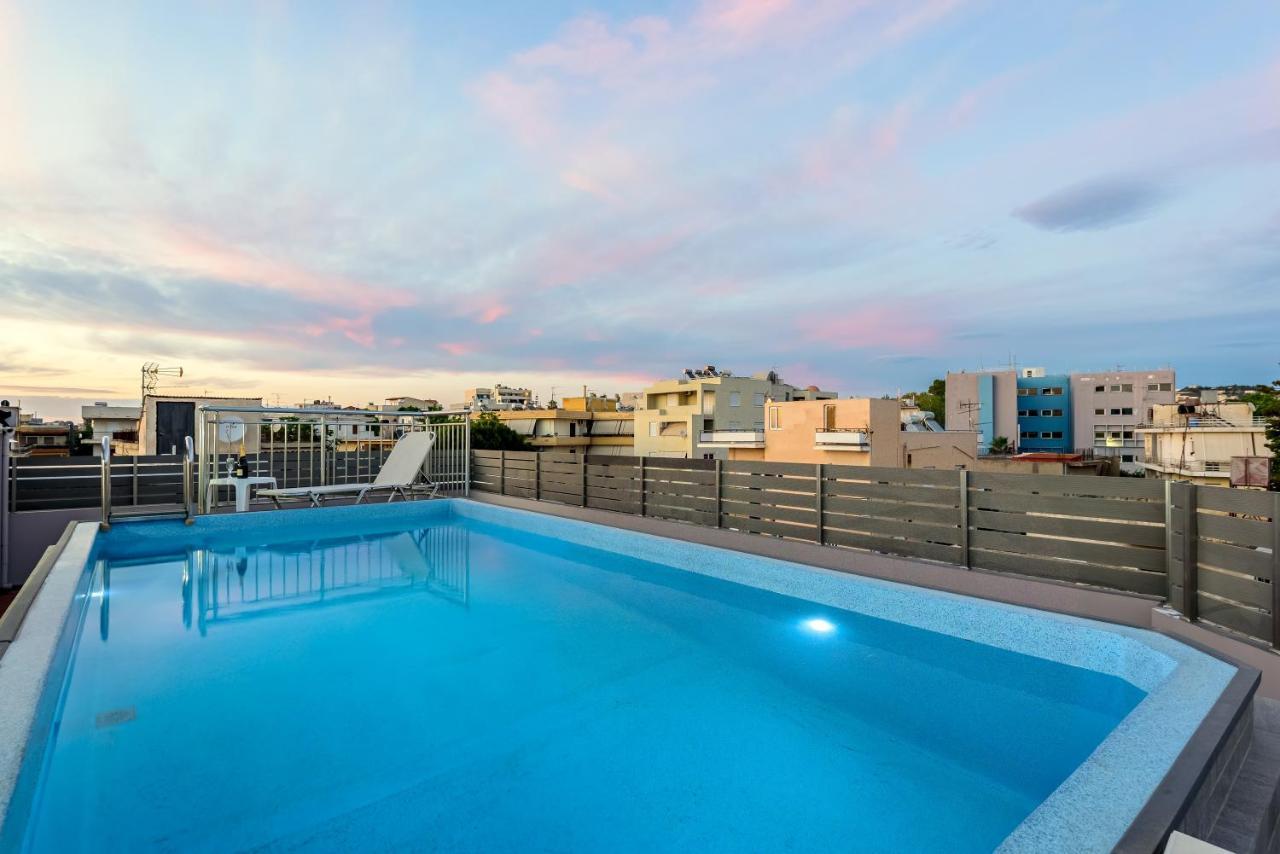Luxury Villa In City Center With Rooftop Swimming Pool خانيا المظهر الخارجي الصورة